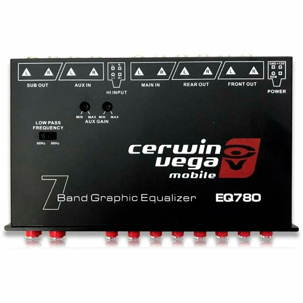 Ecualizador Convertidor Hi Low Cerwin Vega EQ780 + Toallitas