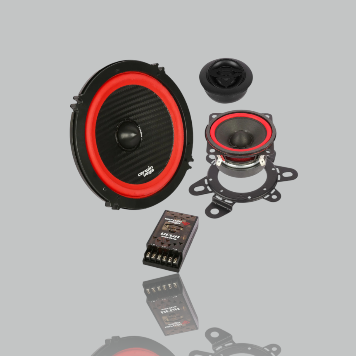 Set de Medios Cerwin Vega 3 Vías 6.5 y 2.5 Pulgadas Versión 2025 V6525C