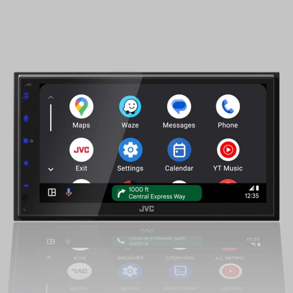 Receptor de medios digitales JVC Carplay touchscreen 6.8" KW-M590BT