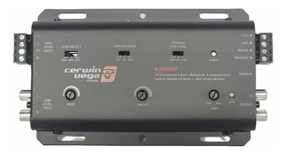 Convertidor Altas Bajas+ Epicentro Cerwin Vega CVM4+ Toallas