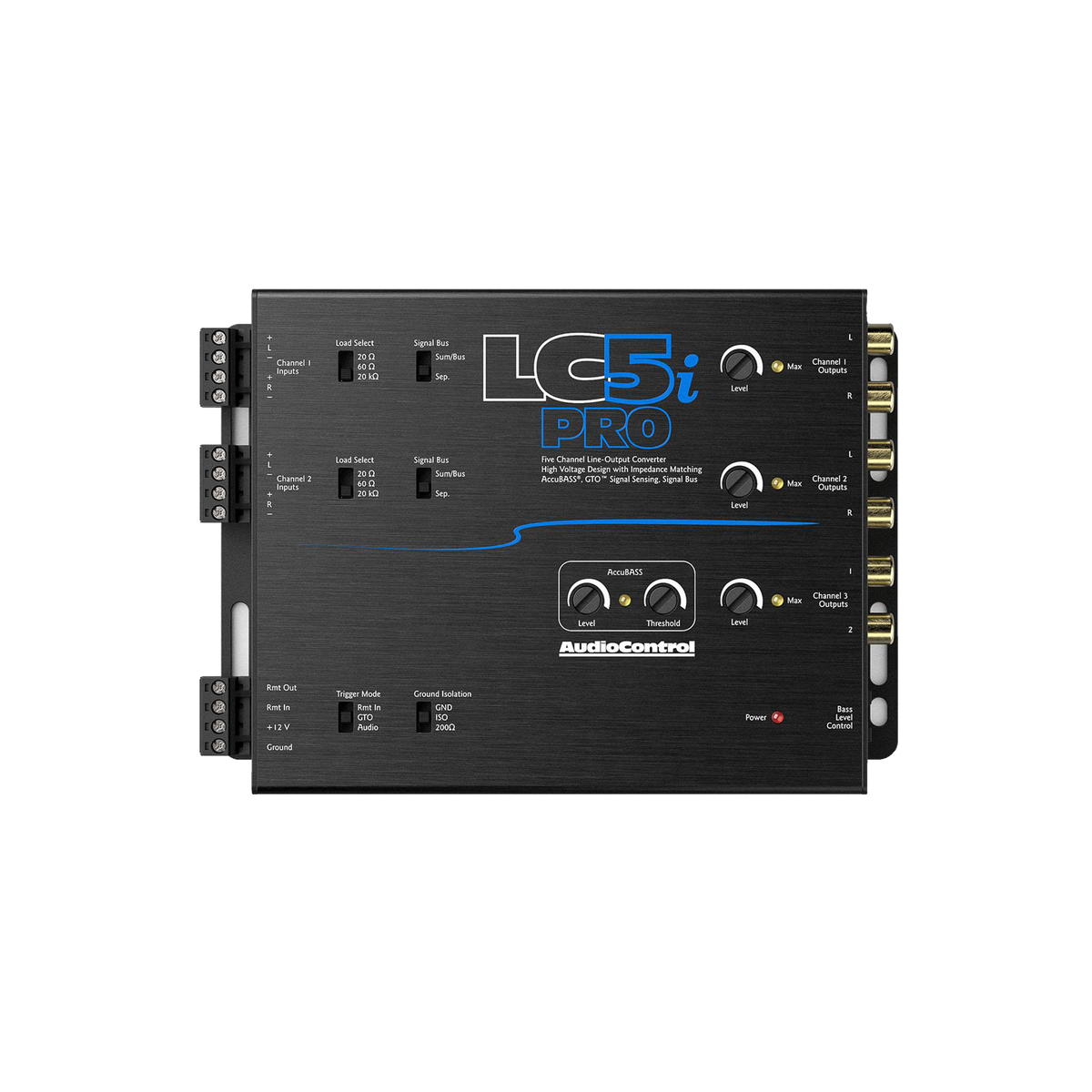 AudioControl LC5iPRO Convertidor de Salida de Línea de 5 Canales - LC5iPRO - imagen producto 3