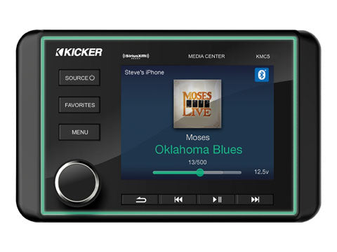 Kicker KMC5 Autoestéreo Marino con Bluetooth IP66 y SiriusXM ready - KMC5 - imagen oficial 1