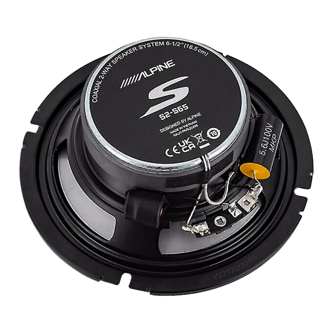 Bocinas Coaxiales Alpine S2-S65 6.5 Pulgadas 2 Vías