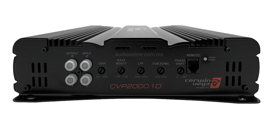 Amplificador De 1 Canal Cerwin Vega CVP2000.1D + Toallitas