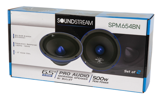 Soundstream SPM.654BN Medio Rango 6.5 pulgadas 250W RMS - SPM.654BN - imagen producto 7