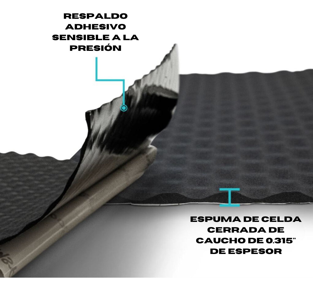 Insonorizante Automotriz De Espuma Con Cancelación De Ruido
