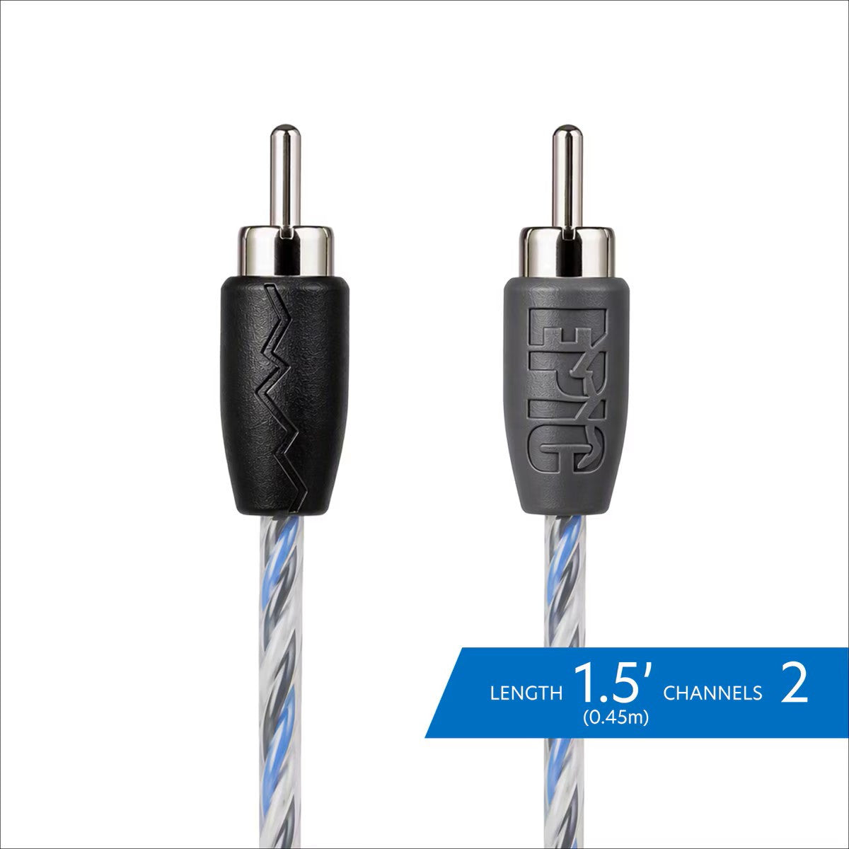 AudioControl ACEI21.5 EPIC: cable RCA de 2 canales y 1.5 pies