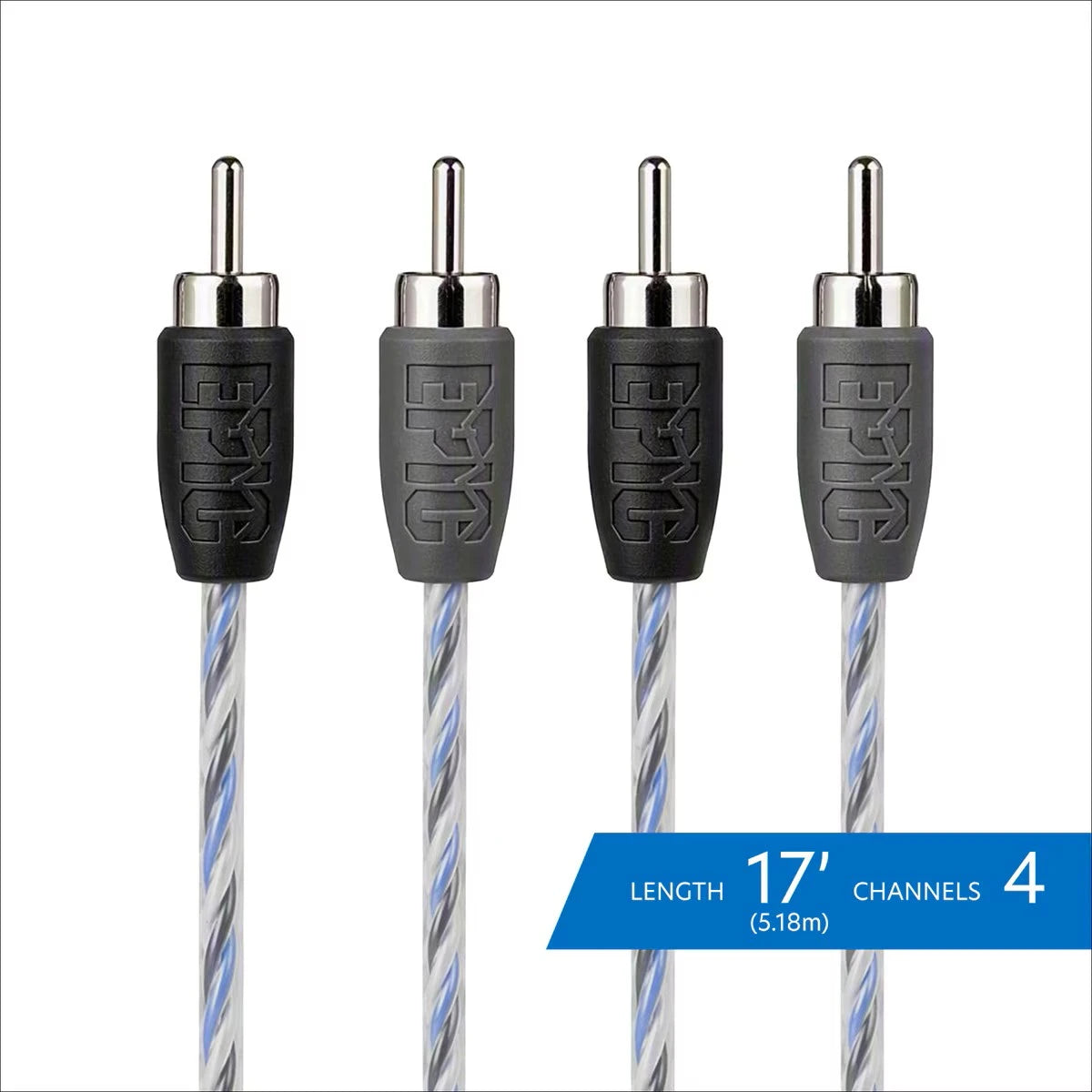 AudioControl ACEI417 EPIC: cable RCA de 4 canales y 17 pies