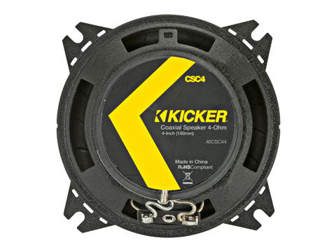 Kicker CSC44 Bocinas Coaxiales 4 pulgadas 4 Ohms 150 W Pico / 50 W RMS - CSC44 - imagen oficial Kicker 4