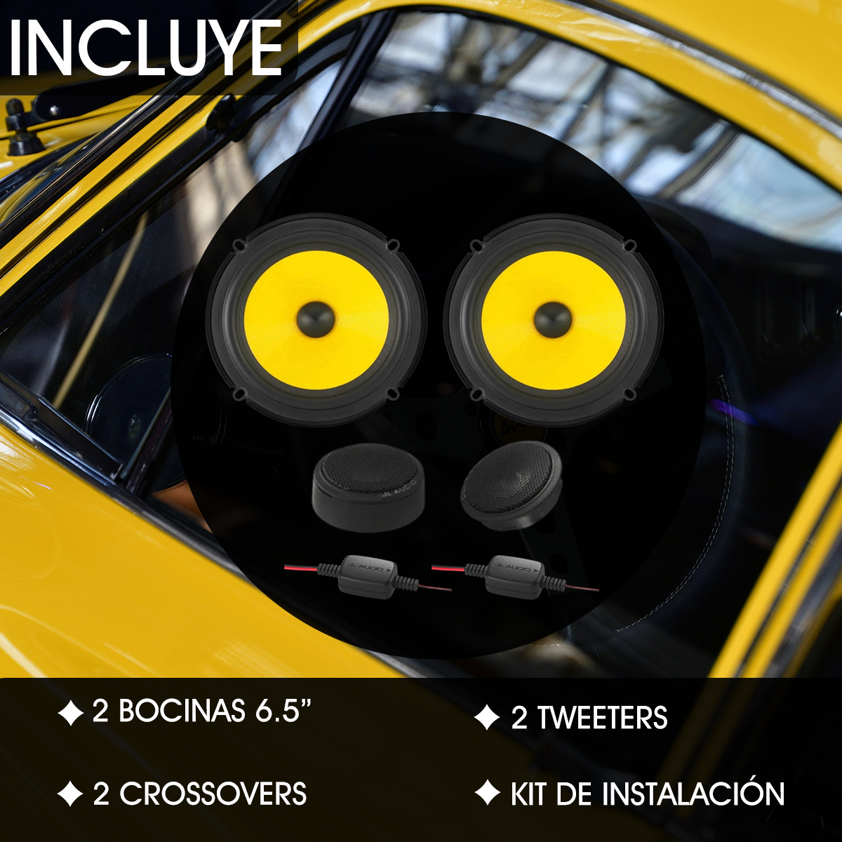 Set de Medios JL Audio C1-650