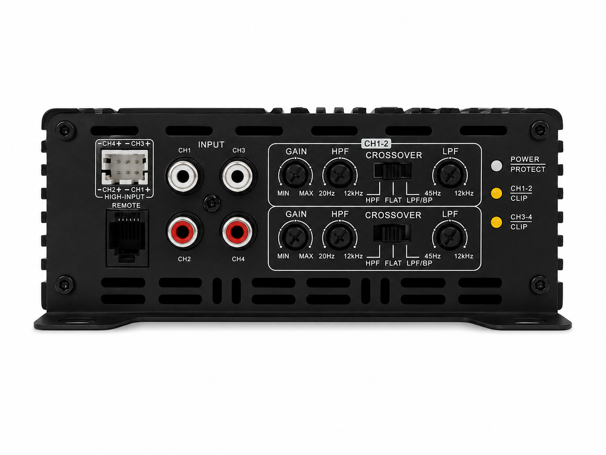 Deaf Bonce ATOM-400.4 PRO amplificador 4 canales 400 W RMS - ATOM-400 - imagen oficial 2