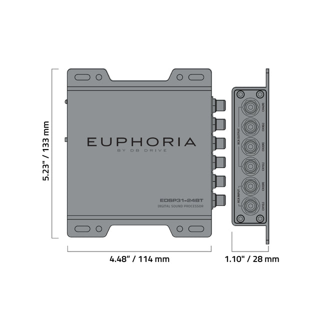 dB Drive EDSP31-24BT Procesador de Audio 4 Canales 31 Bandas DSP - EDSP31-24BT - imagen producto 4