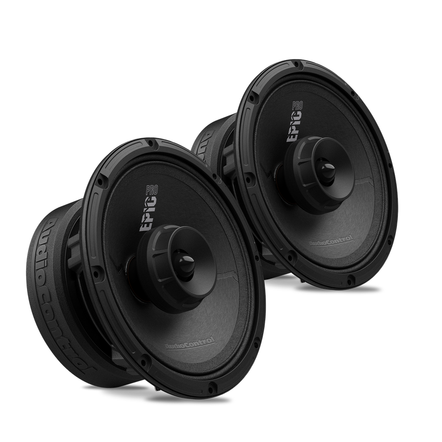 AudioControl EPICPRO6CX: par de bocinas coaxiales de 6.5 pulgadas con tweeter tipo bala