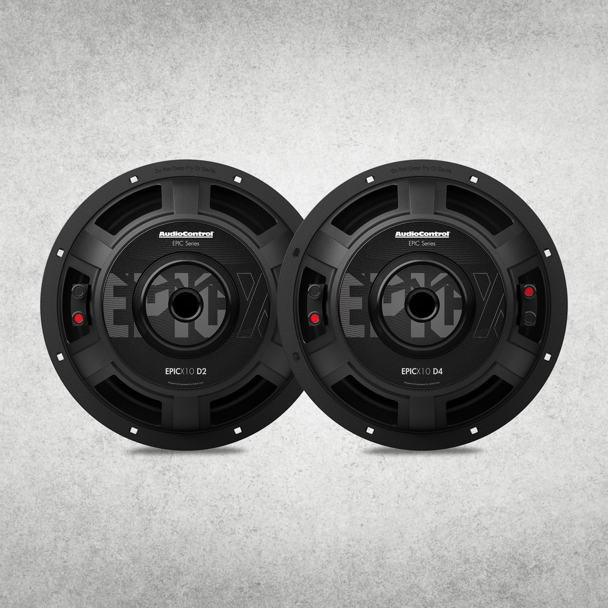 AudioControl EPICX10D4 Subwoofer 10" Dual Bobina Voz Dual 4-Ohm - EPICX10D4 - imagen producto 6