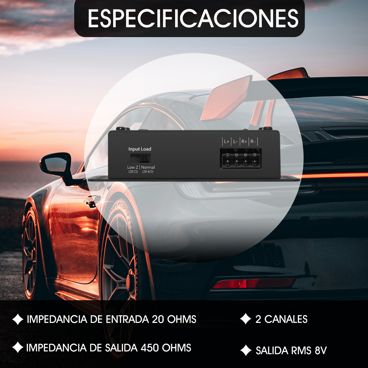 Convertidor de Salida de Línea JL Audio LoC 22