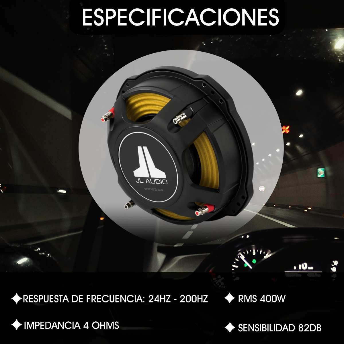 Subwoofer JL Audio 10TW3-D4