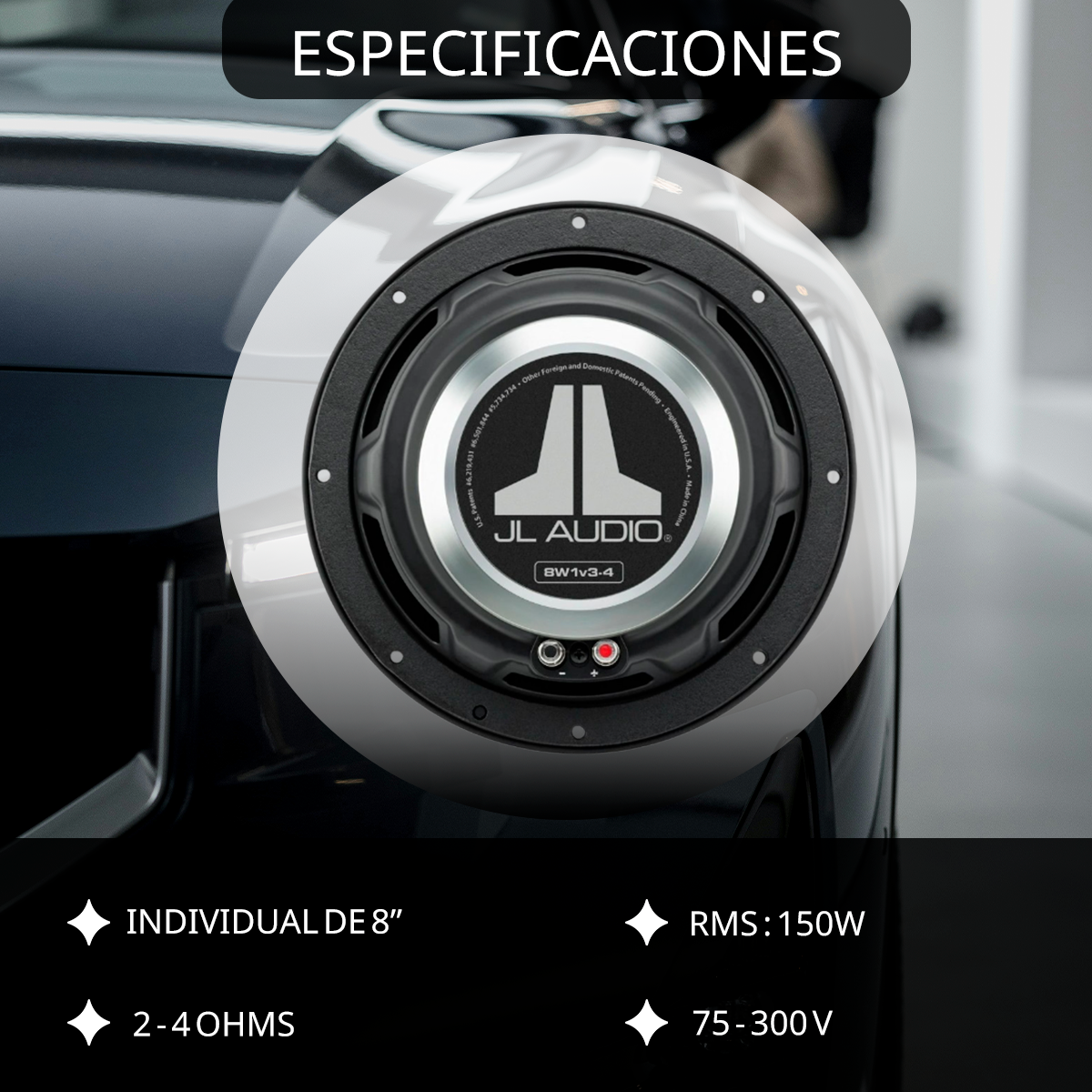 Subwoofer JL Audio 8W1V3-4
