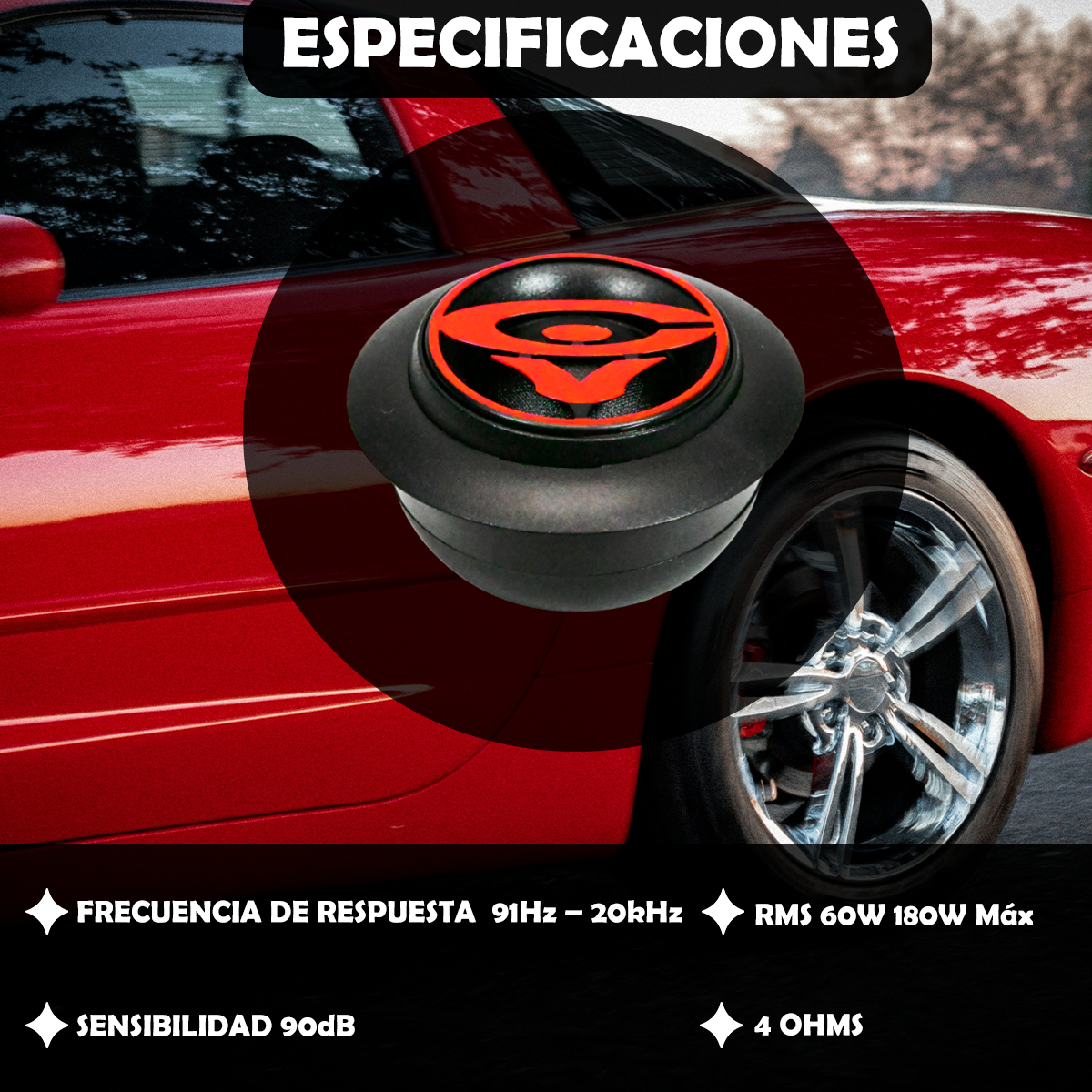 Par de Tweeters Cerwin Vega 1" Edición 2025 VT1