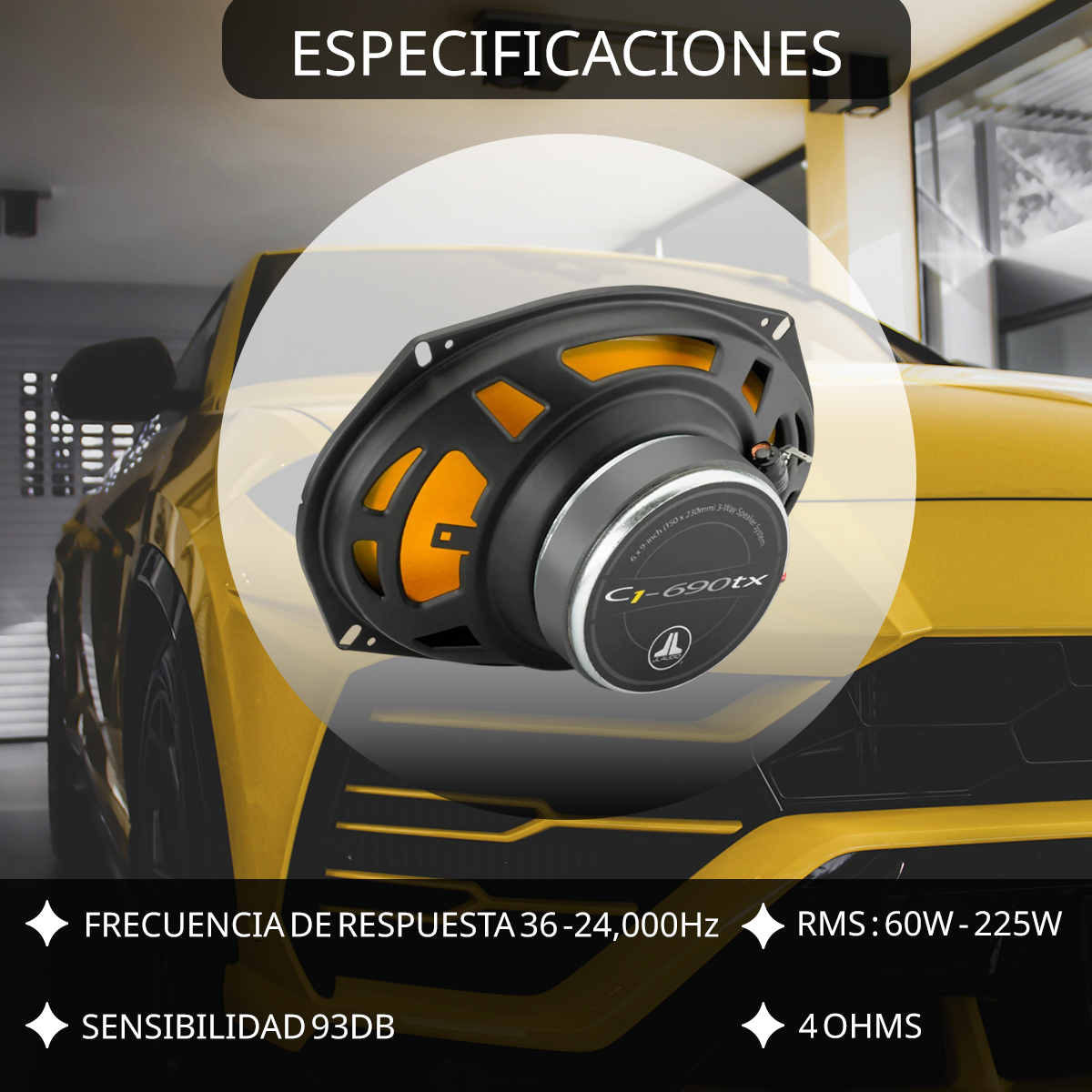 Bocinas JL Audio C1-690TX