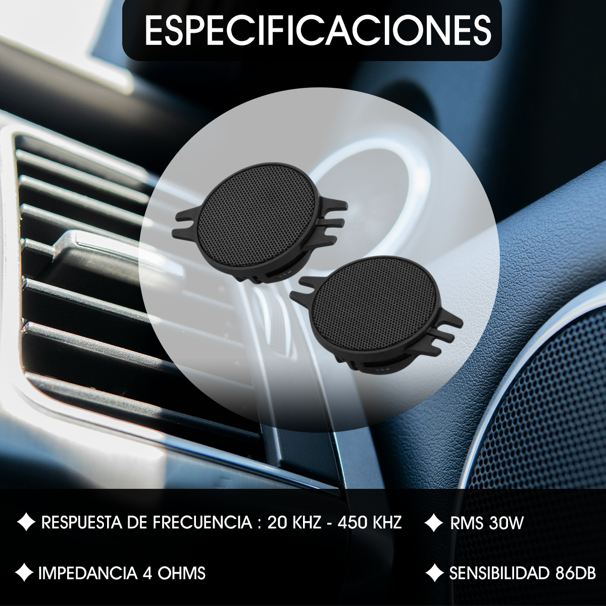 Altavoces JL Audio CF-275mt de 2.75″