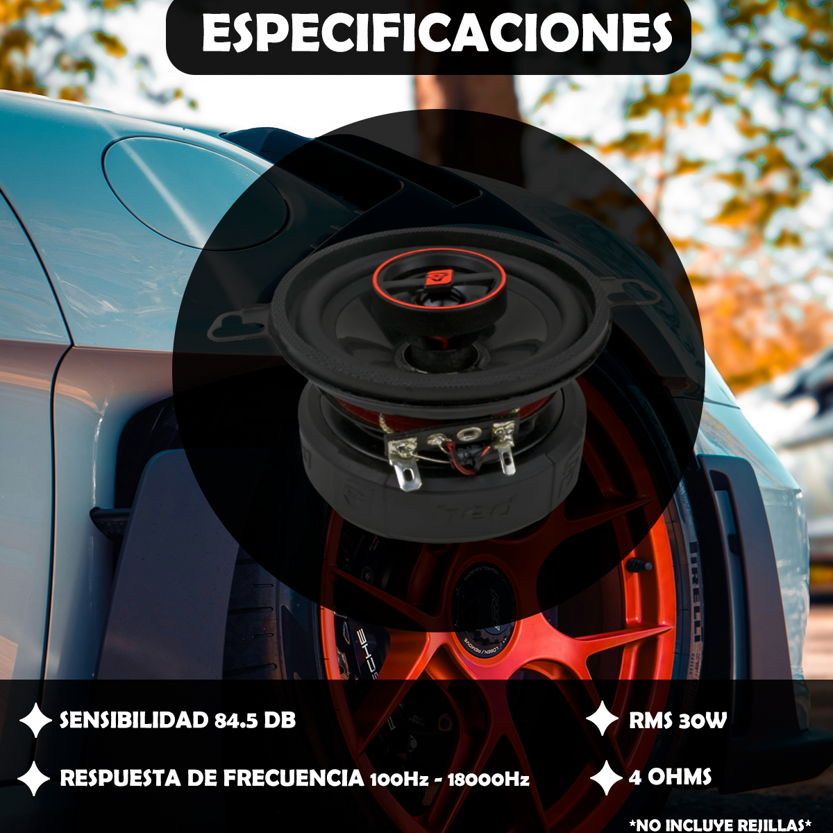 Bocinas Cerwin Vega De 3.5 Pulgadas 250w Máx 4 Ohms H735