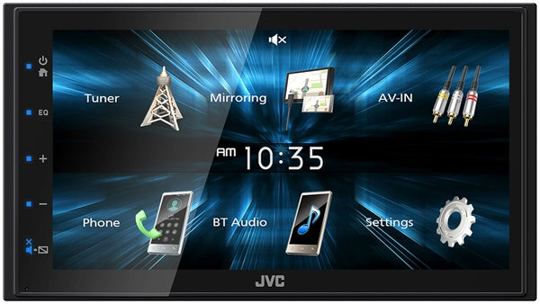 JVC KW-M150BT pantalla 6.75 pulgadas Bluetooth USB — KW-M150BT — imagen exacta verificada