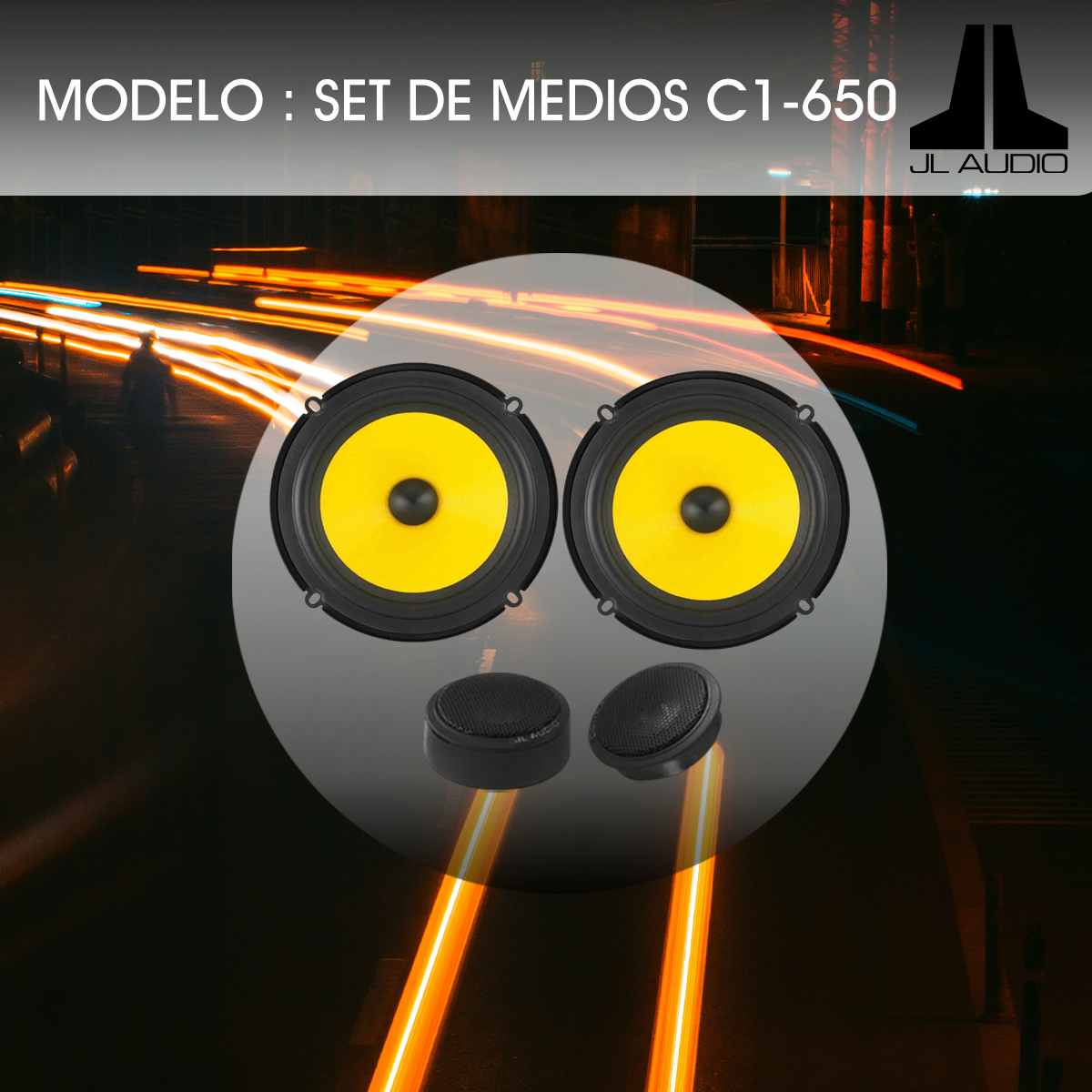 Set de Medios JL Audio C1-650