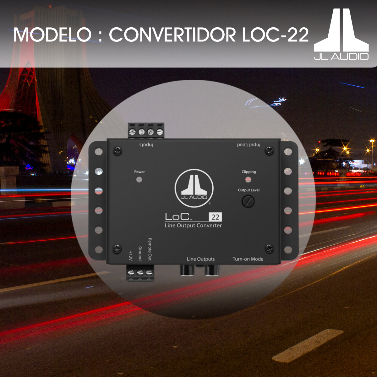 Convertidor de Salida de Línea JL Audio LoC 22