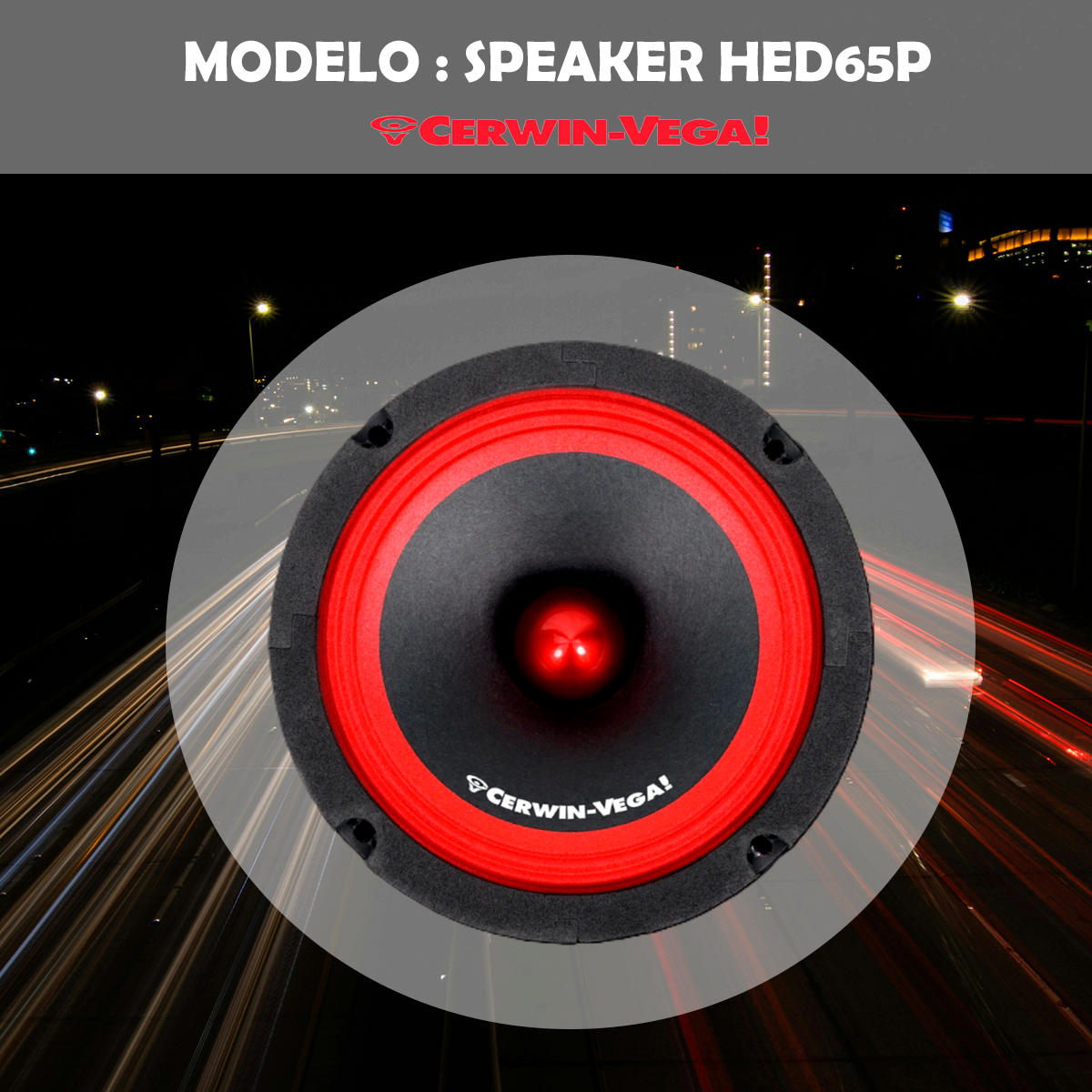 Bocina Cerwin Vega Para Auto de 6.5 Pulgadas HED65P