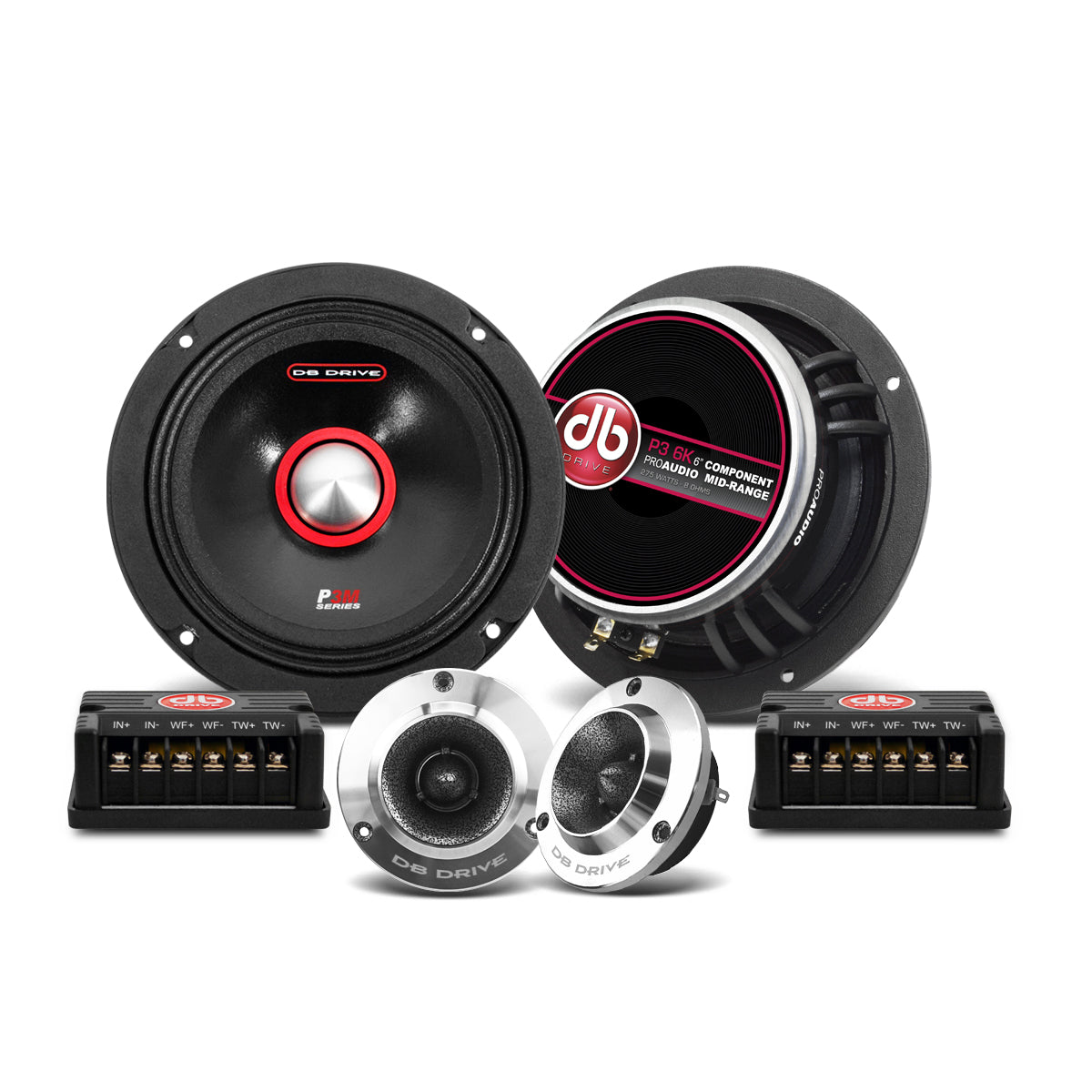 dB Drive P3 6K Set de Medios 6.5" PRO Audio Component Kit - P3 6K - imagen producto 1