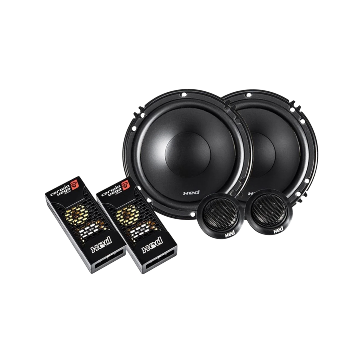 Set De Medios Cerwin Vega 6.5 Pulgadas Para Auto Xed650c