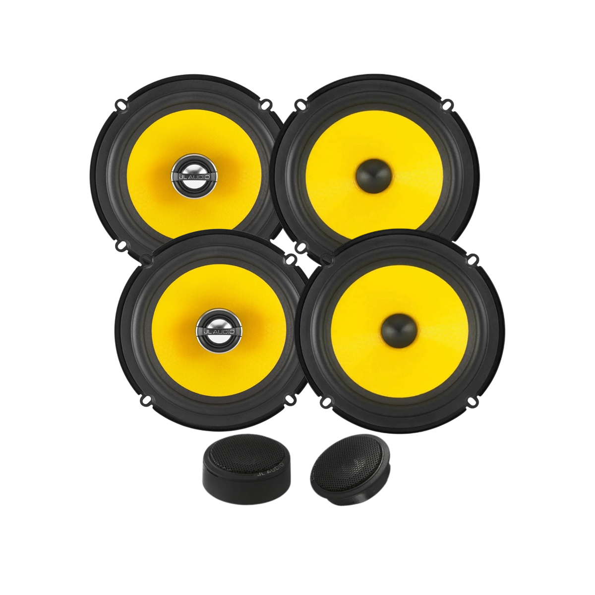 Paquete JL Audio Set de Medios C1-650 + Bocinas Coaxiales C1-650X