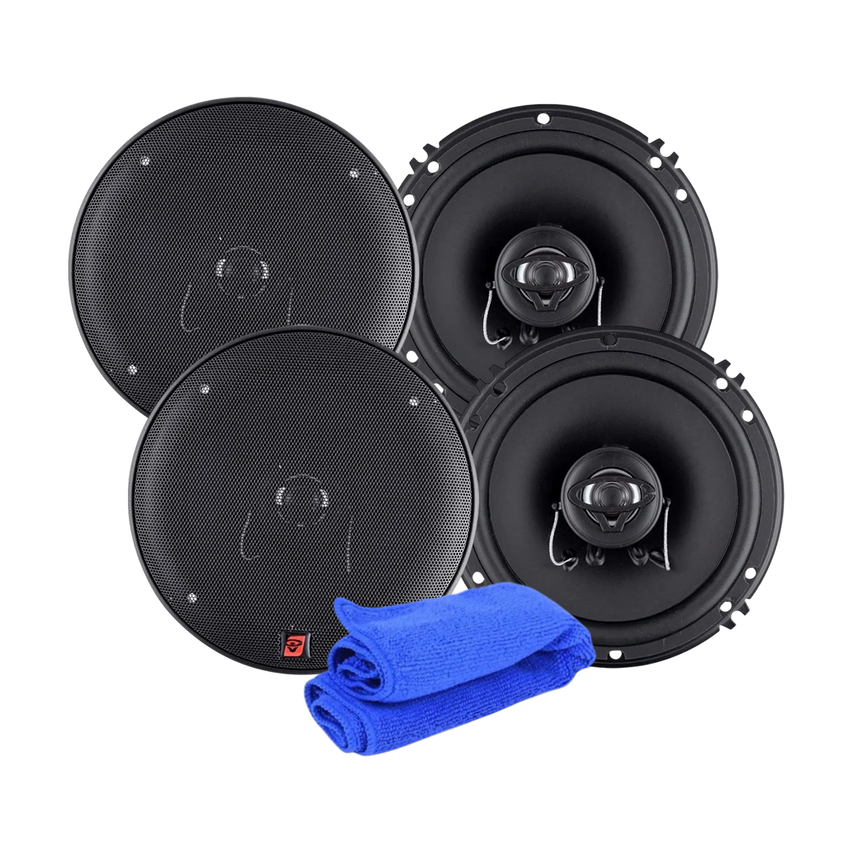 Pack de 4 Bocinas 6.5 Pulgadas Para Auto Cerwin Vega Xed62 Con Regalo Sorpresa