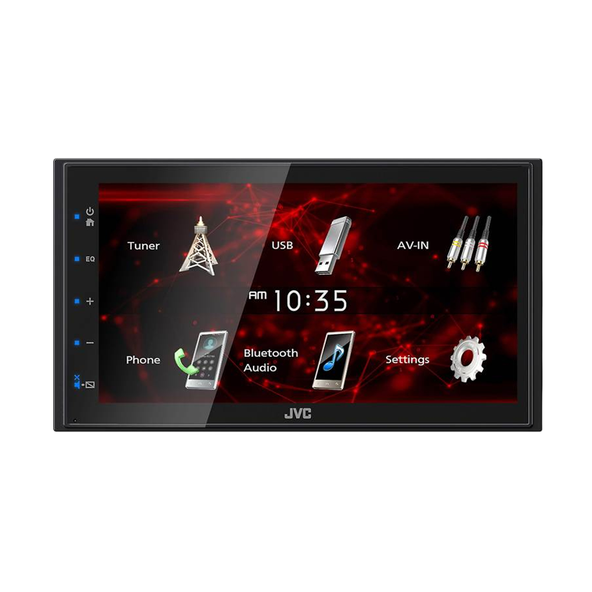 Autoestéreo JVC 6.8 Pulgadas Táctil Bluetooth Android Auto KW-M180BT