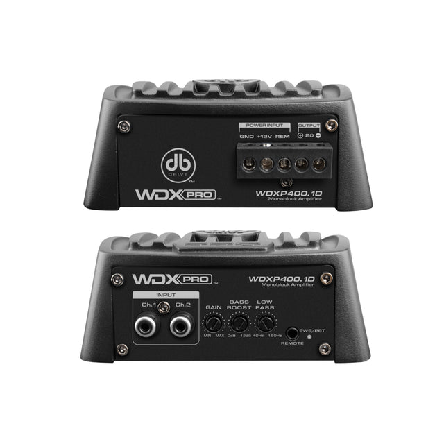 dB Drive WDX-P400.1D Amplificador Clase D Mono Mini Powersports - WDX-P400 - imagen producto 2