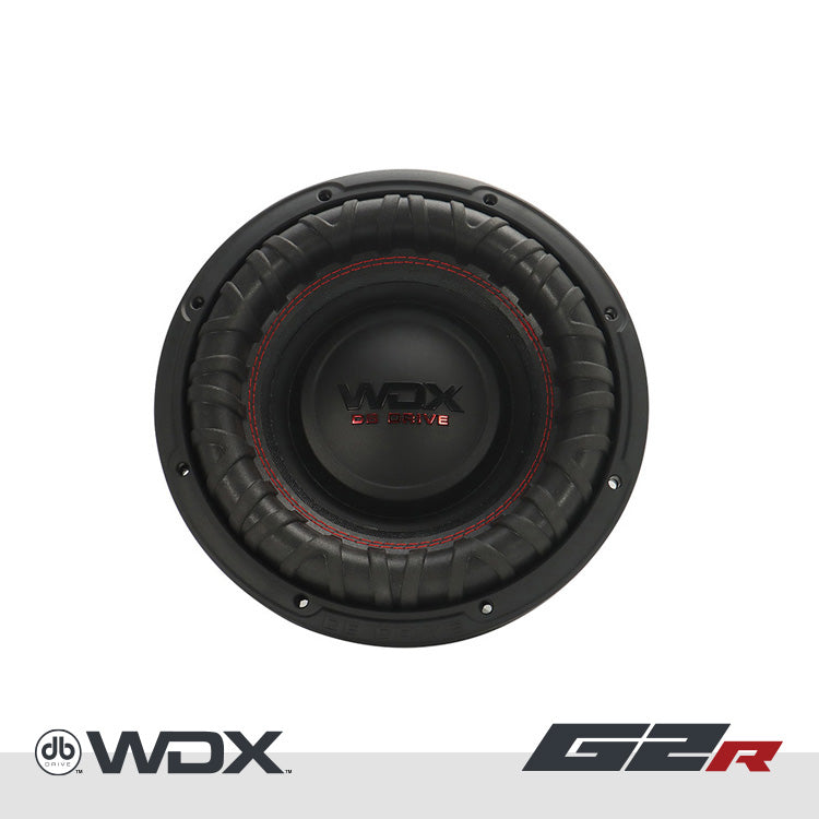 dB Drive WDX10G2R.2 subwoofer de 10 pulgadas, vista frontal oficial