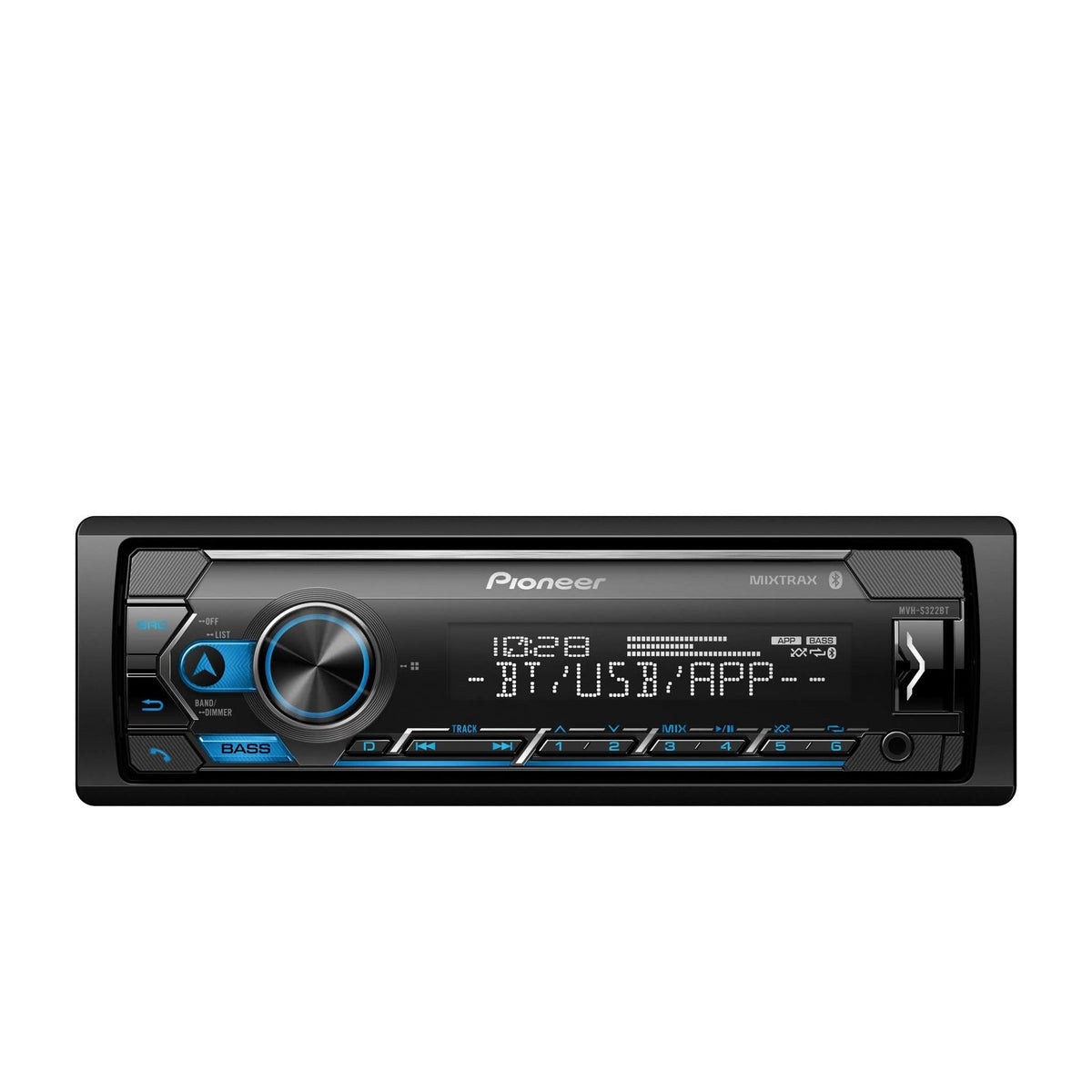 Pioneer MVH-S322BT: fotografía oficial del modelo exacto