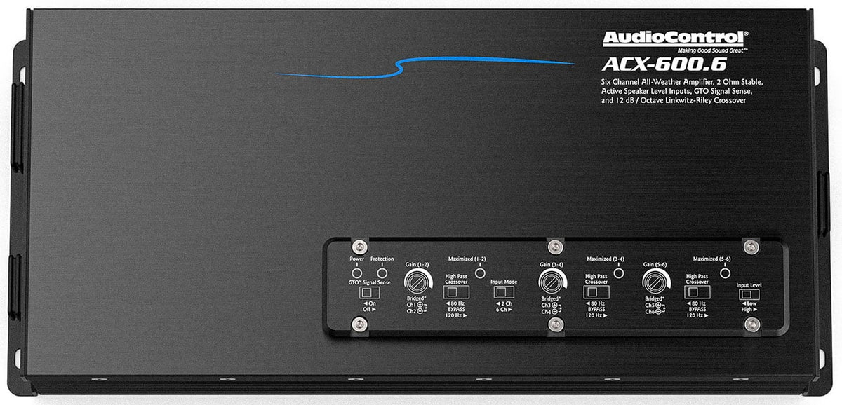 AudioControl ACX600.6 amplificador 6 canales resistente al agua IPX6 - ACX600.6 - imagen producto 6