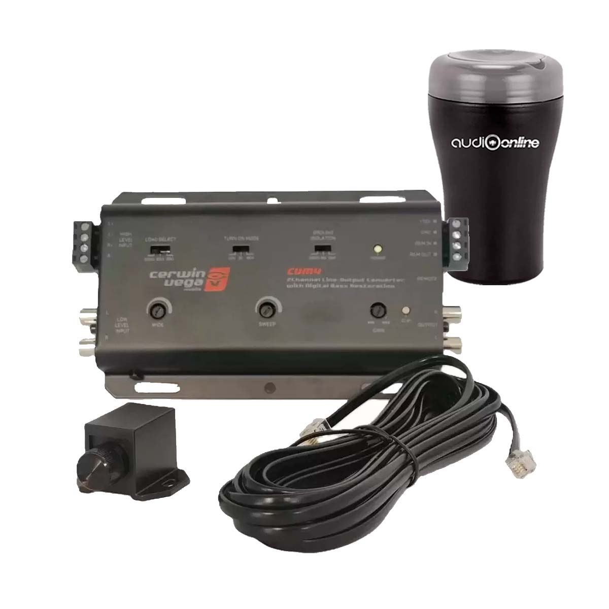 Convertidor Altas Bajas+ Epicentro Cerwin Vega CVM4+ Toallas