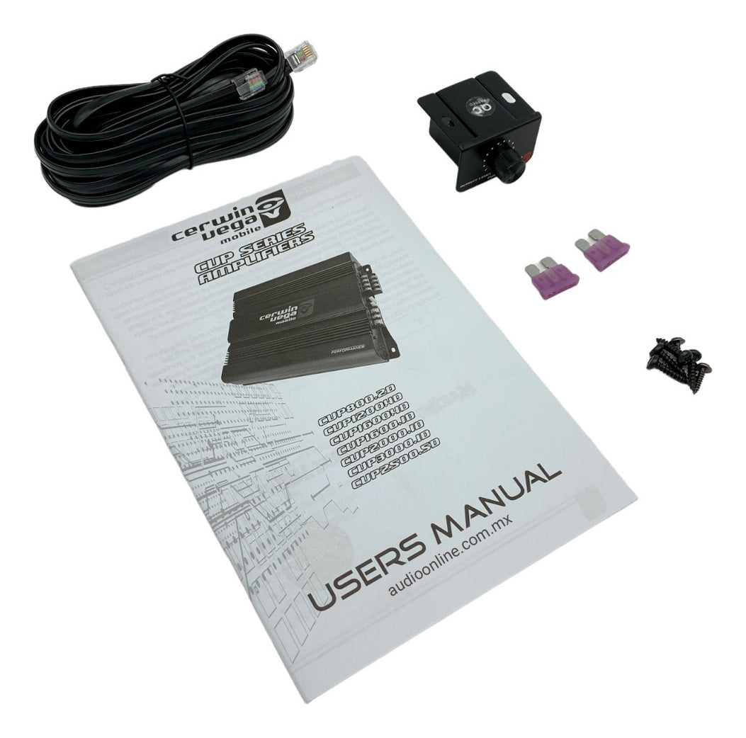 Amplificador De 1 Canal Cerwin Vega CVP2000.1D + Toallitas