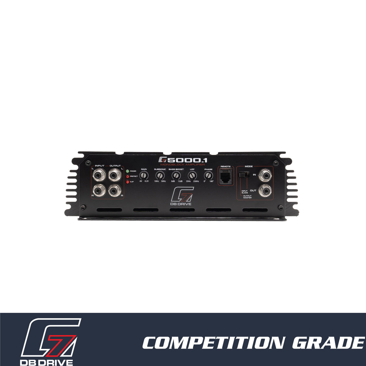 dB Drive G7 5000.1, vista del amplificador 5