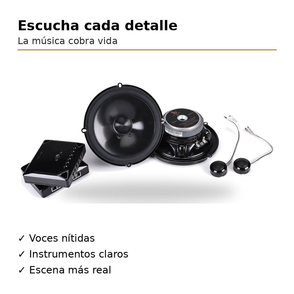 Set De Medios Infinity Reference REF607CF Bocinas 6.5 (Par)