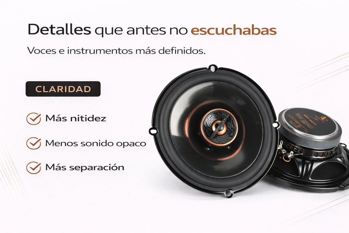 Bocinas Coaxiales Infinity Reference REF607F 6.5” 2 Vías