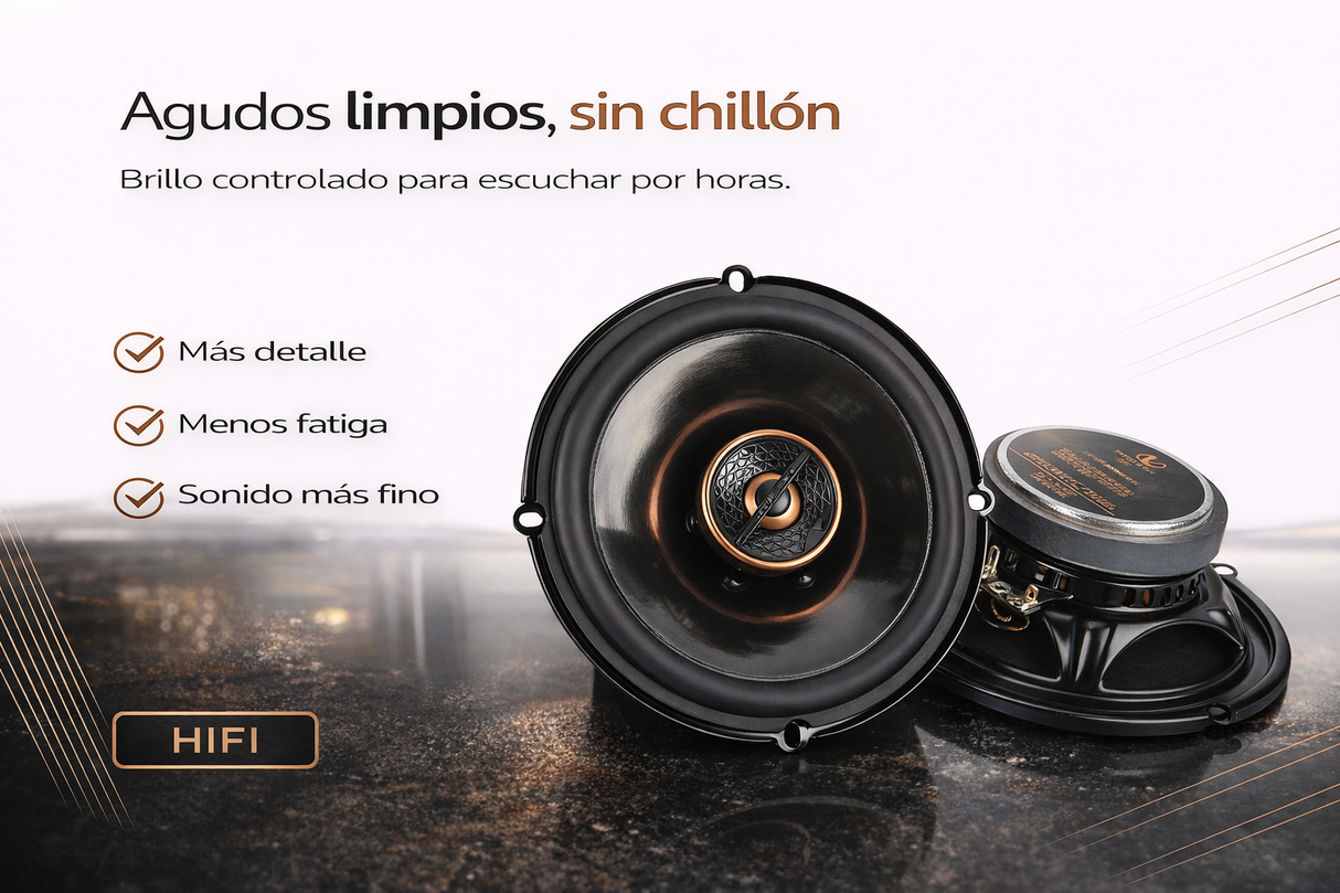 Bocinas Coaxiales Infinity Reference REF607F 6.5” 2 Vías