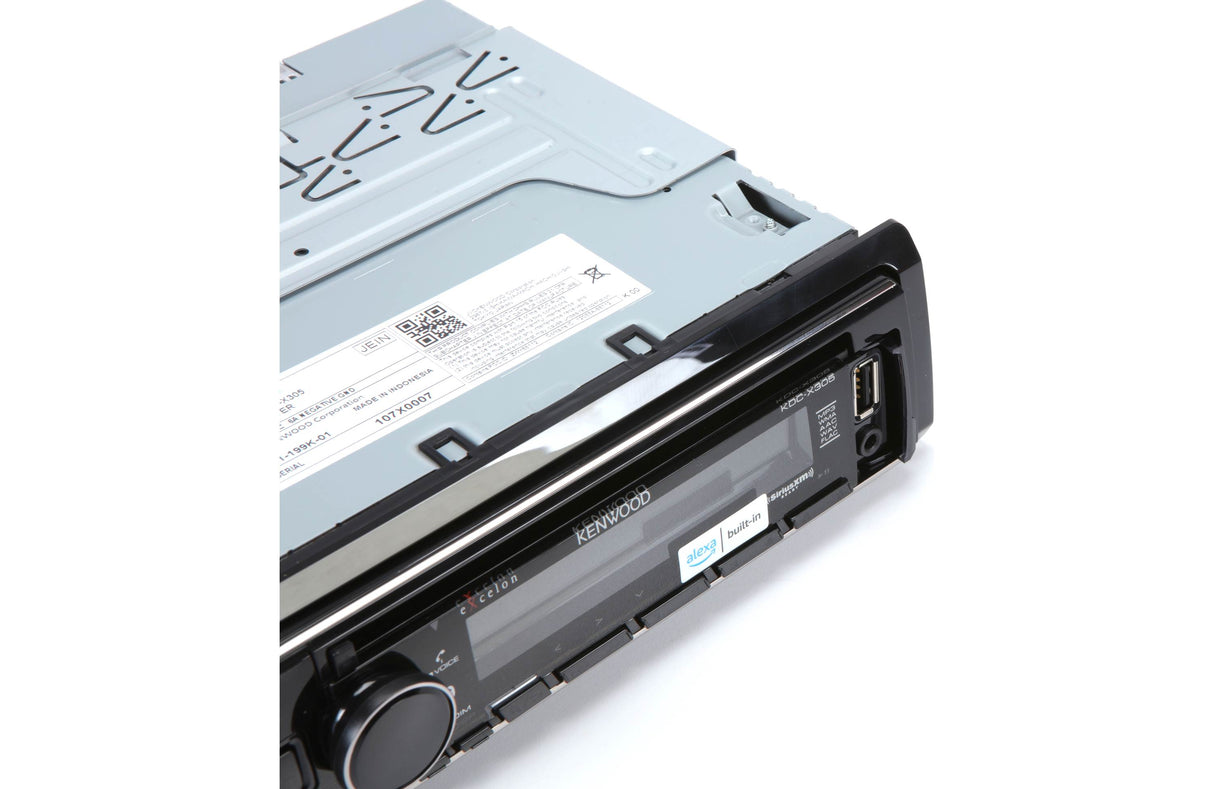 Autoestéreo Kenwood KDC-X305 | Conectividad Bluetooth y Sonido de Alta Calidad