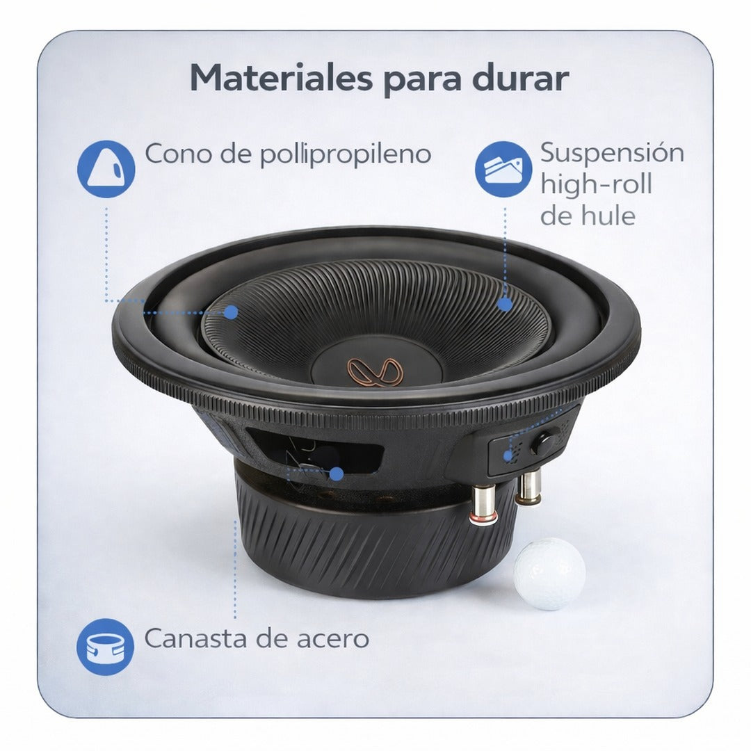 Subwoofer 12” Infinity Reference 123W 2Ω 4Ω