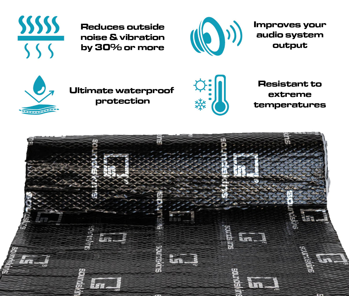 INSONORIZANTE SOUNDSKINS CLASSIC BULK  SSCLASSIC-BLACK