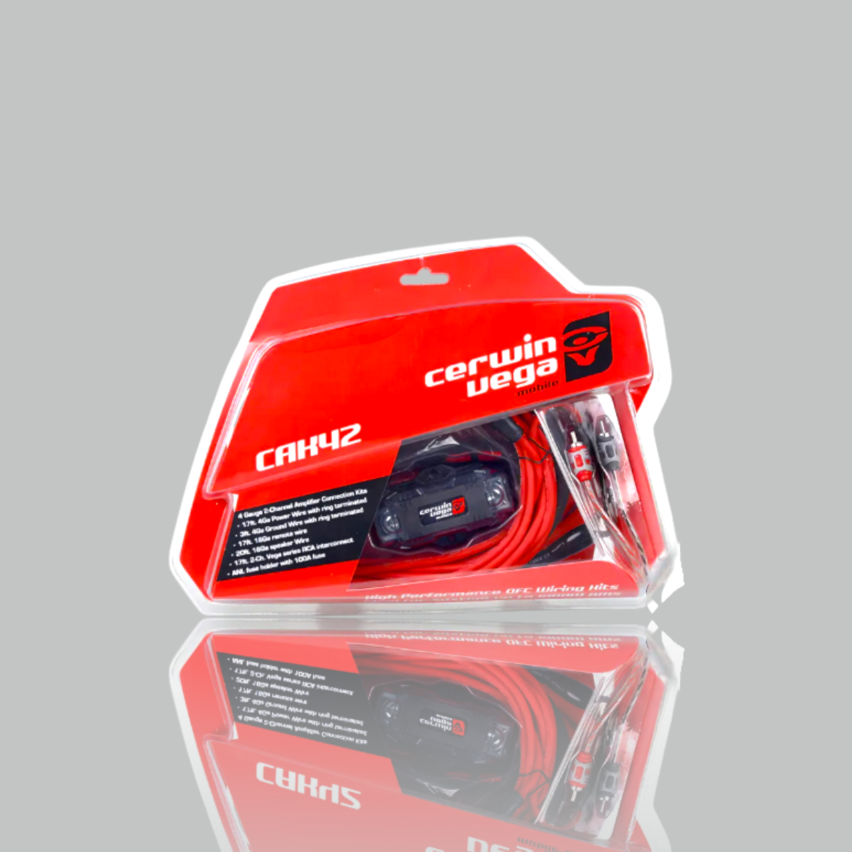 Kit de Instalación Cerwin Vega para Amplificador de 2 Canales Calibre 4 CAK42
