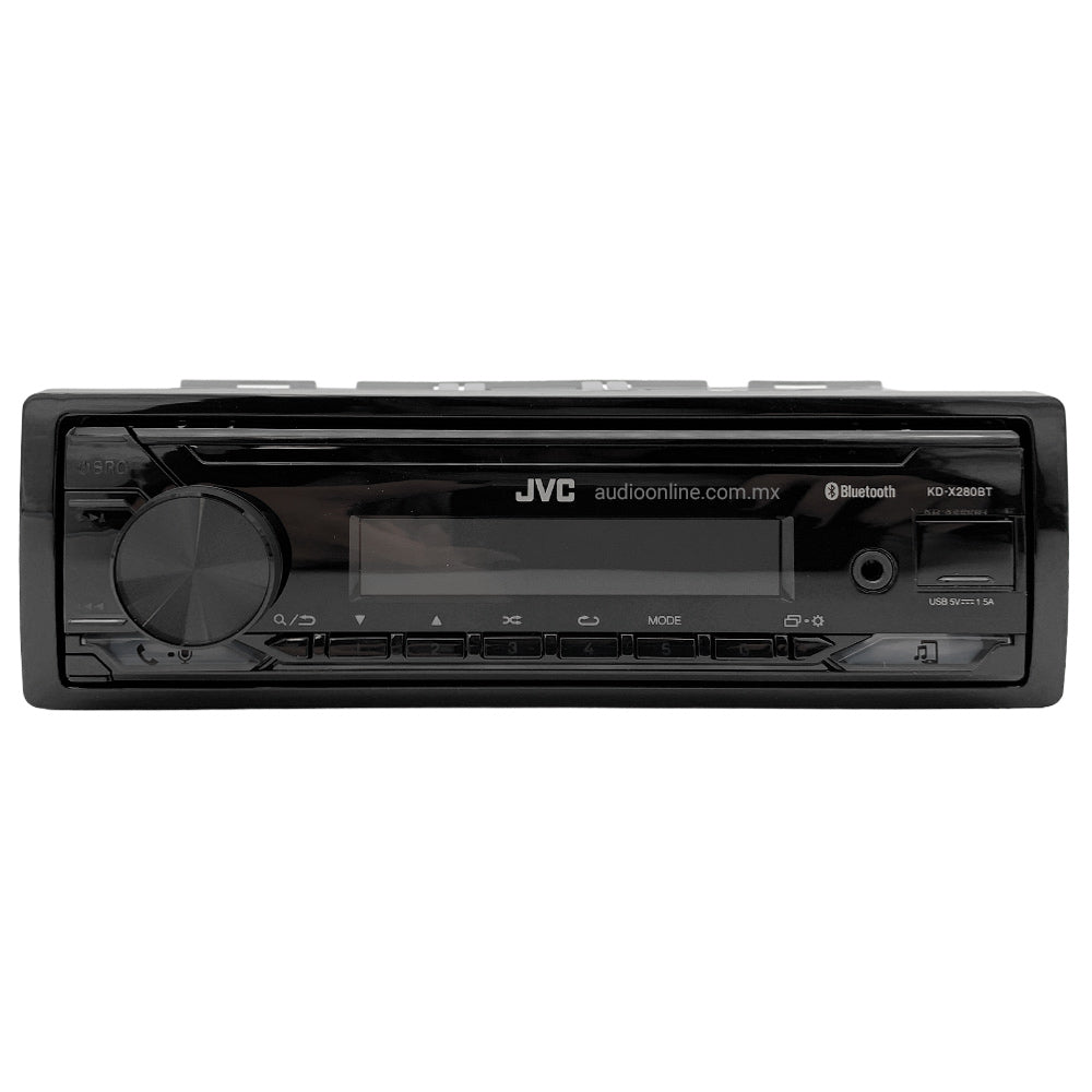 Autoestereo 1 Din Jvc Kd-x280bt Bluetooth Usb Aux Sin Cd