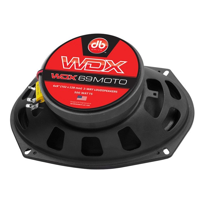 dB Drive WDX69MOTO: bocinas coaxiales 6x9 para motocicleta